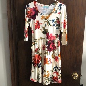 Soft floral dress